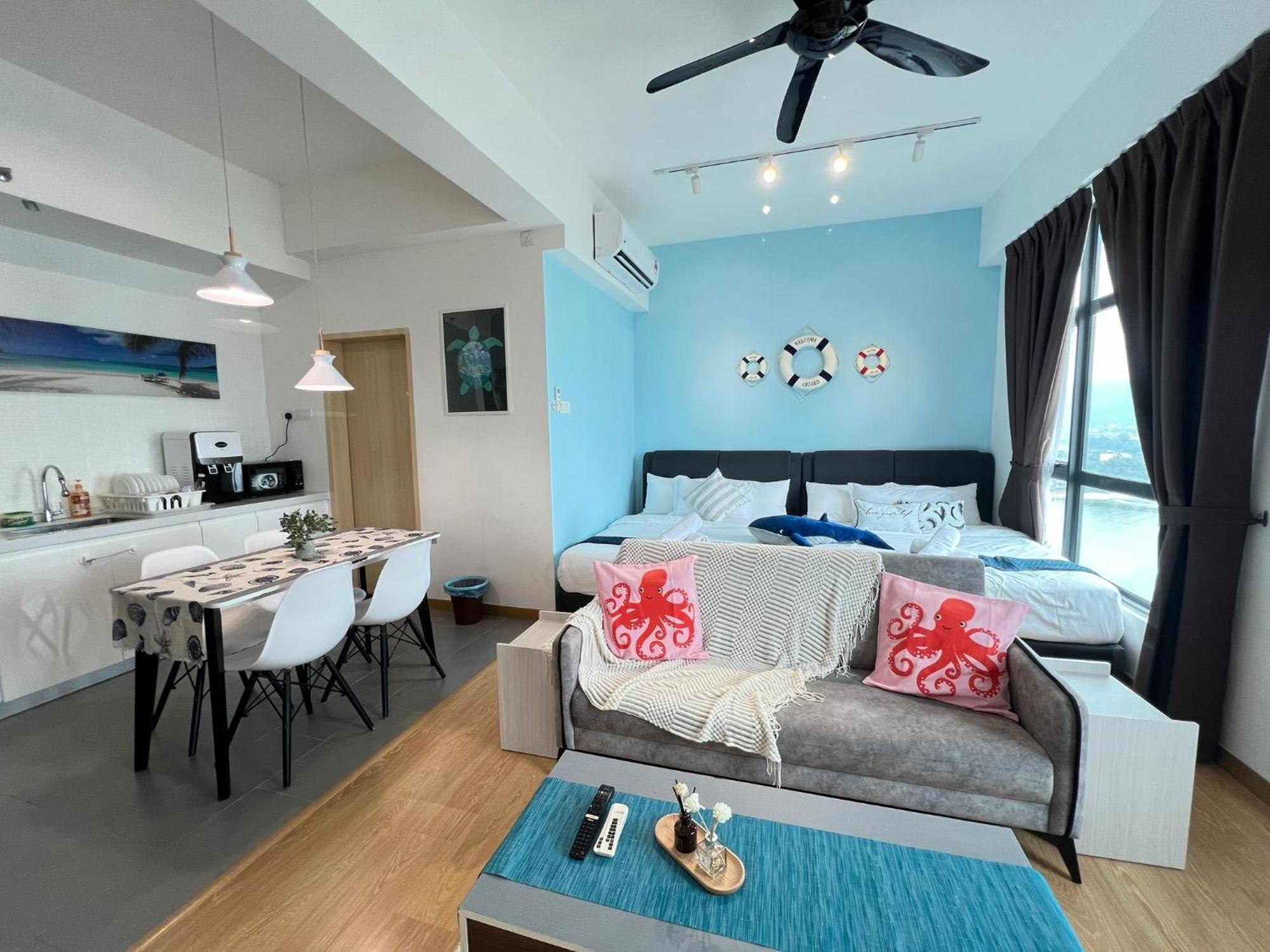 Oceanbay2 Seaview 6Pax Studio Netflix A-18-12 Kuantan Buitenkant foto