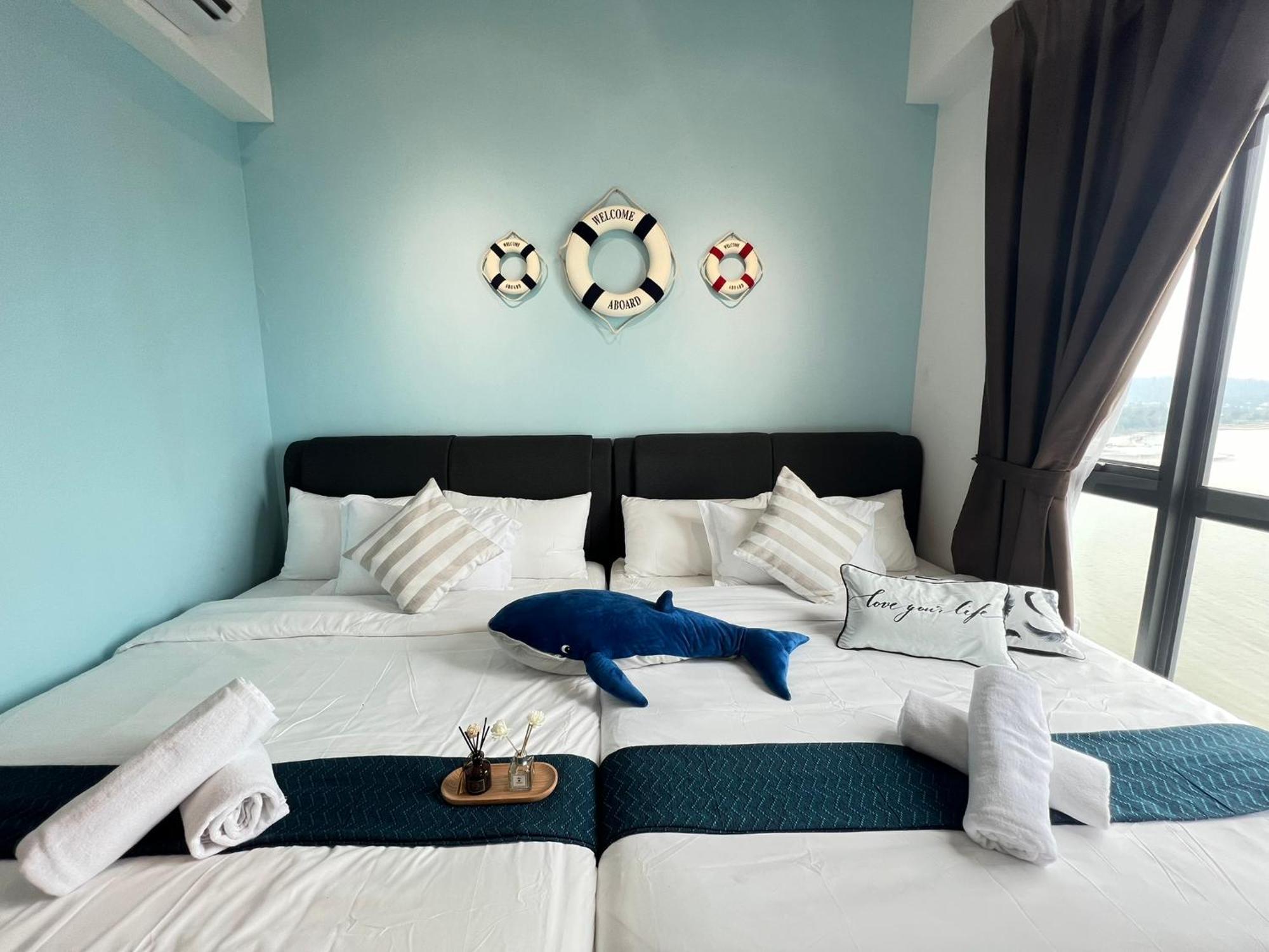 Oceanbay2 Seaview 6Pax Studio Netflix A-18-12 Kuantan Buitenkant foto