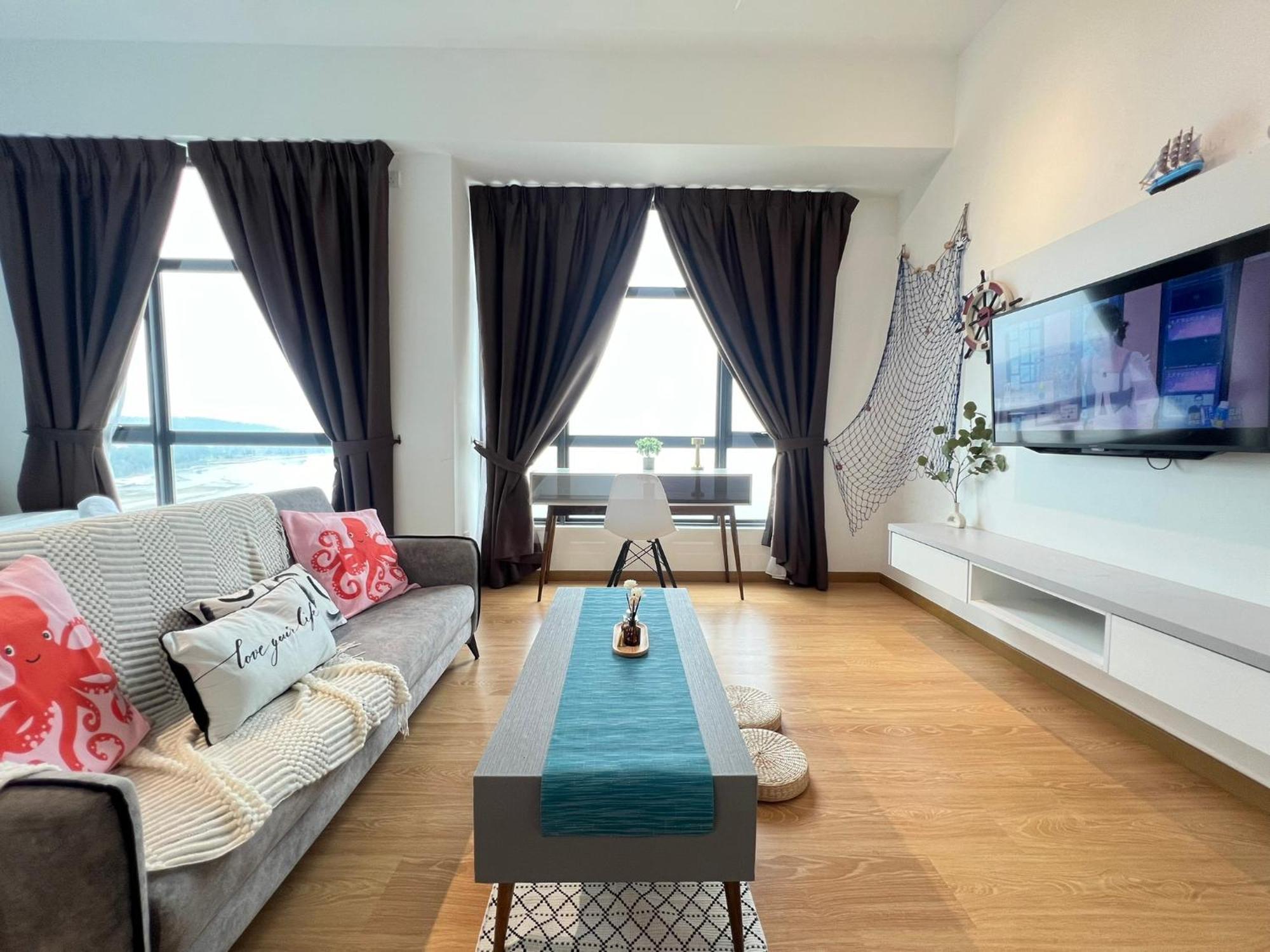 Oceanbay2 Seaview 6Pax Studio Netflix A-18-12 Kuantan Buitenkant foto