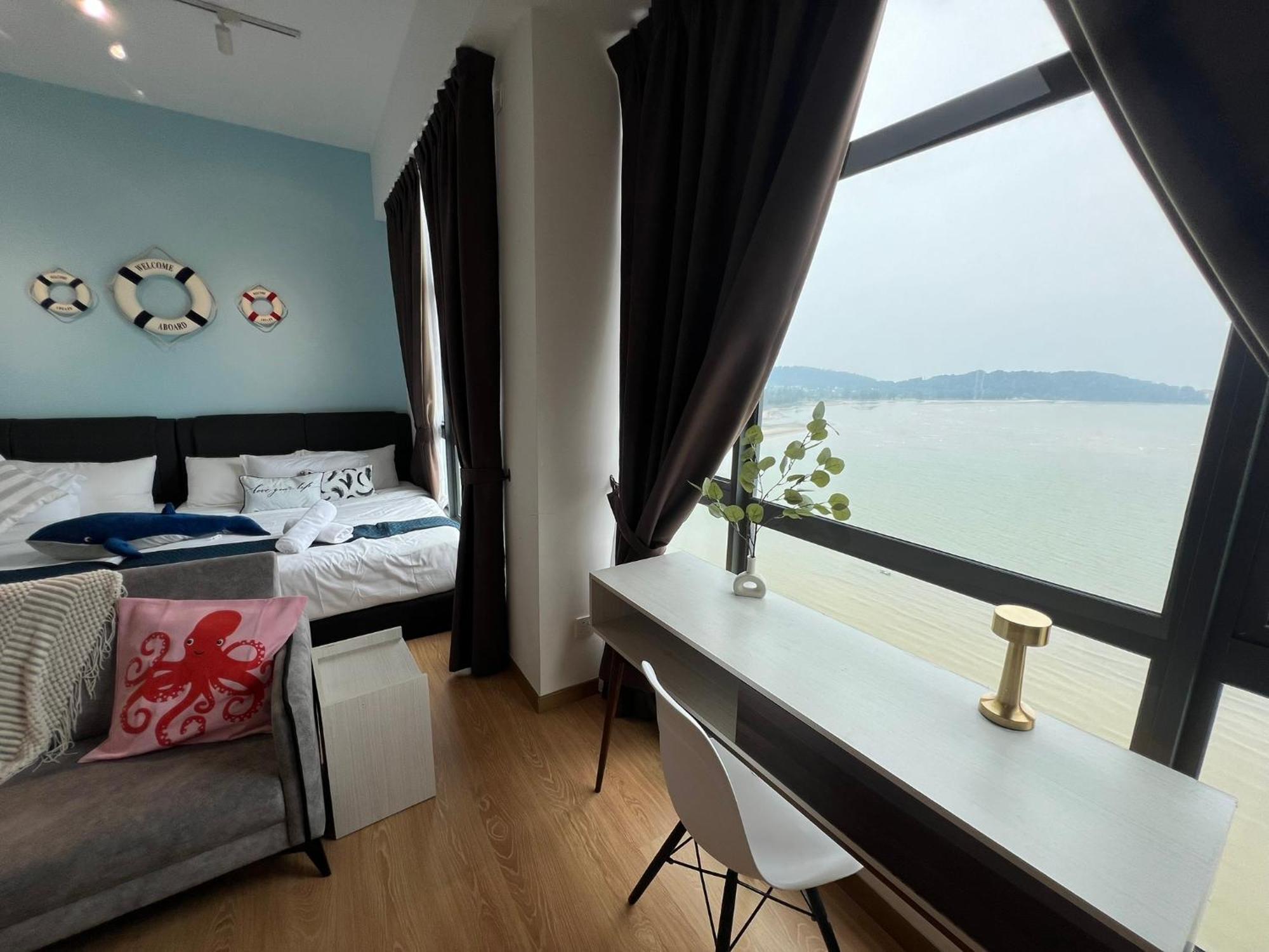 Oceanbay2 Seaview 6Pax Studio Netflix A-18-12 Kuantan Buitenkant foto