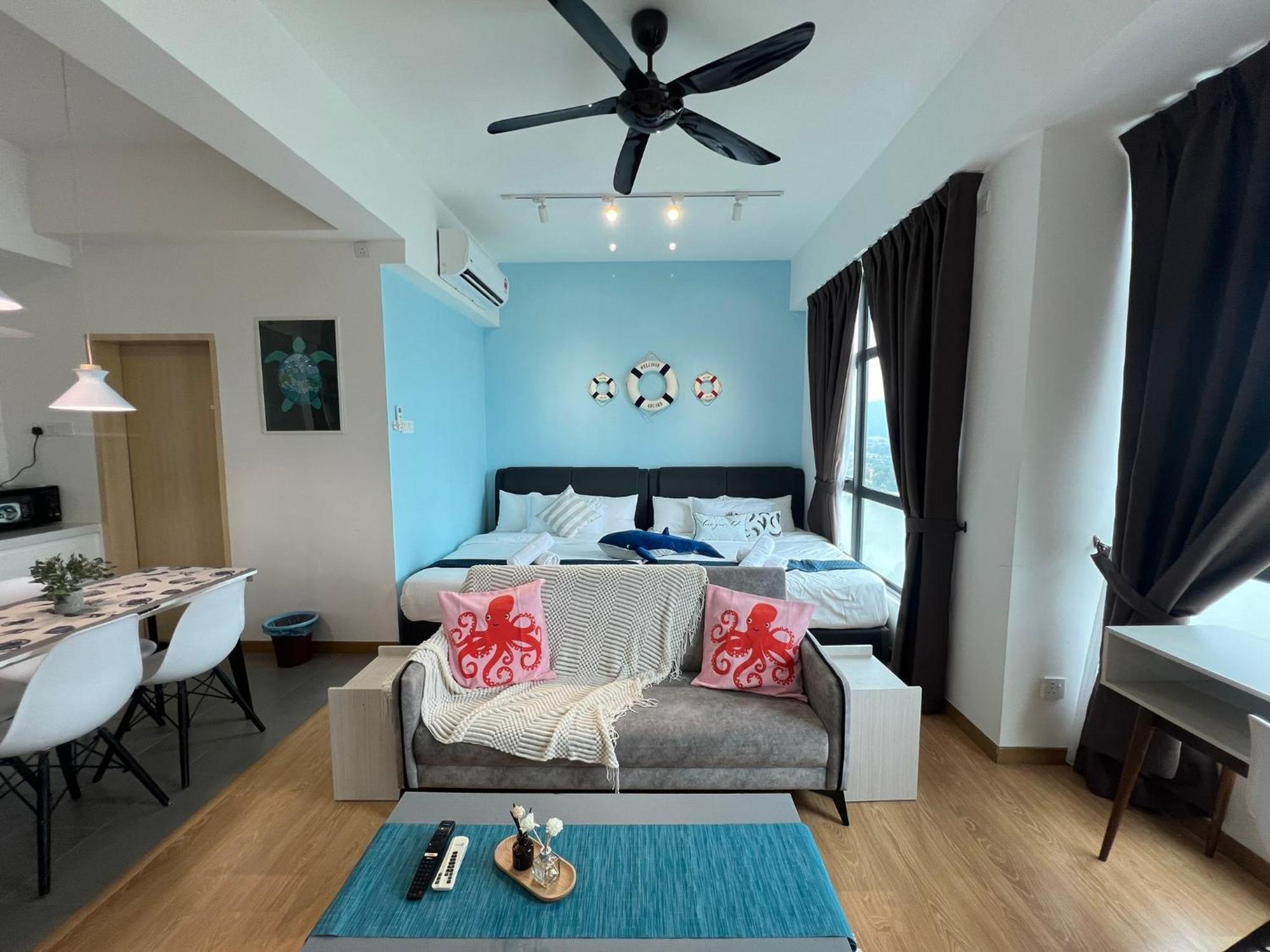 Oceanbay2 Seaview 6Pax Studio Netflix A-18-12 Kuantan Buitenkant foto